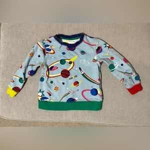 Mini Boden space sweatshirt 2-3yr